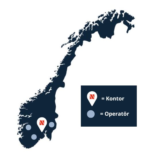 Karta Norge